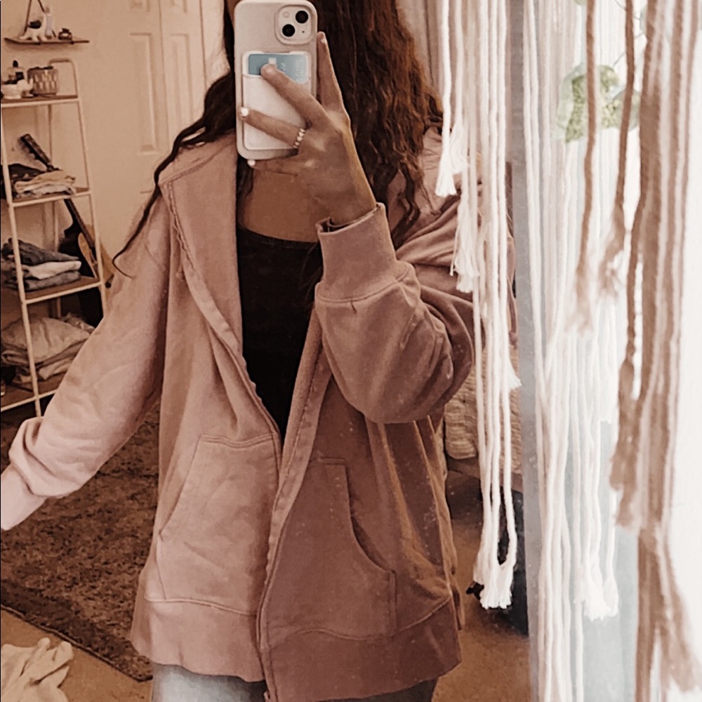 pink jacket